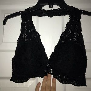Black Halter Bralette